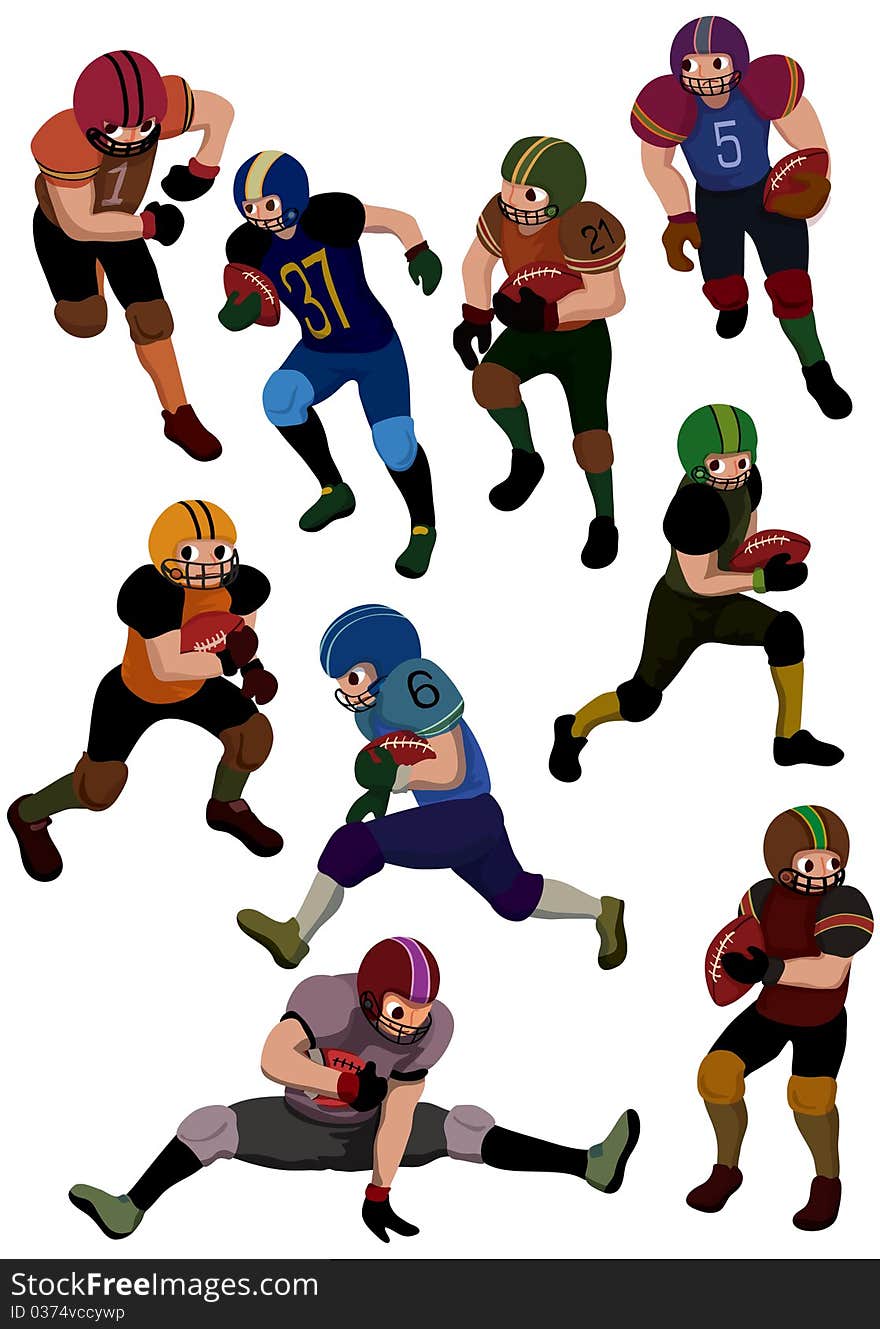 Cartoon Football Icon