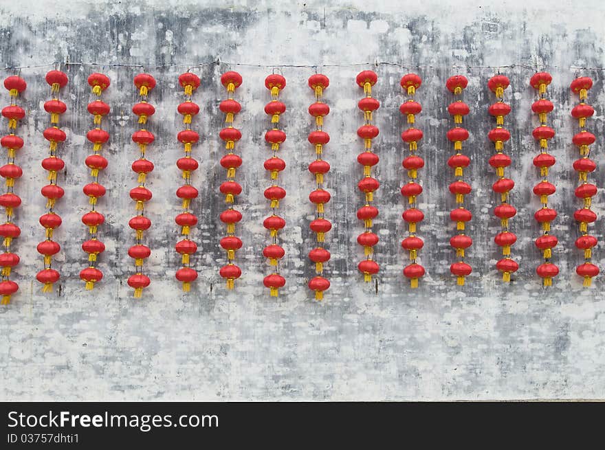 Red lanterns decorate the ancient architecture to welcome the Chinese New Year in a water town in Jiaxing, Zhejiang, China. Red lanterns decorate the ancient architecture to welcome the Chinese New Year in a water town in Jiaxing, Zhejiang, China.