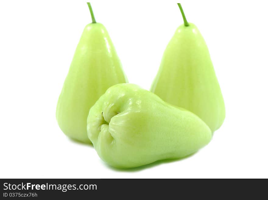 Green rose apple