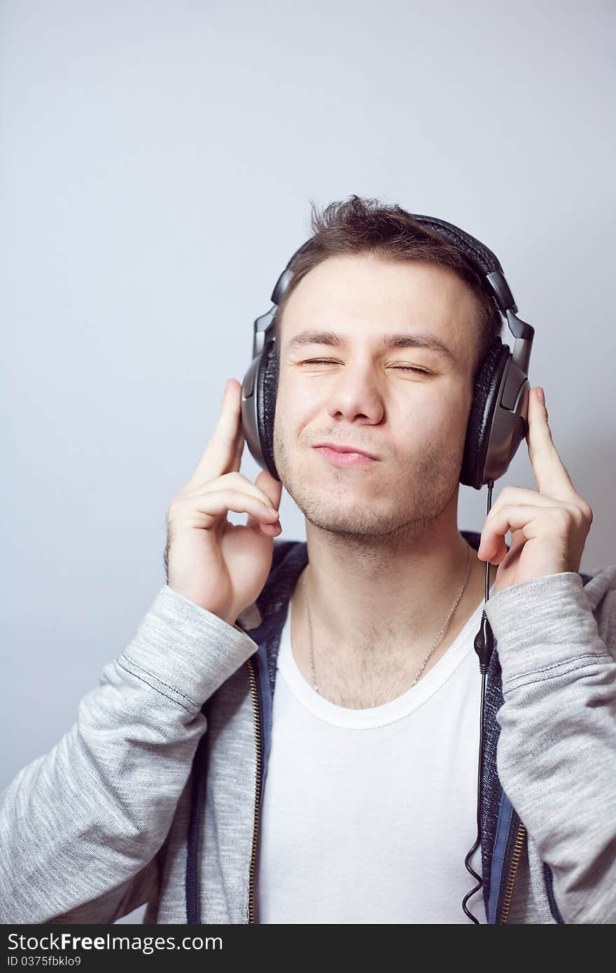 Guy in headphones