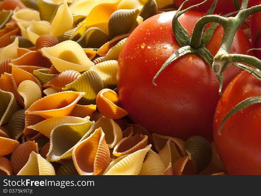 Tomato and Pasta Shells