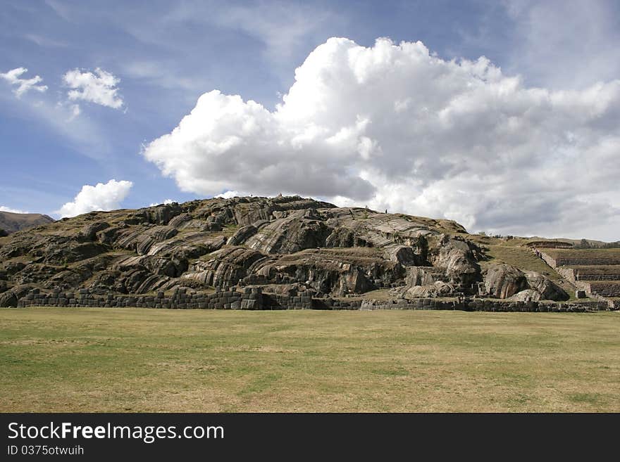 The Saqsaywaman archaeological complex, Peru