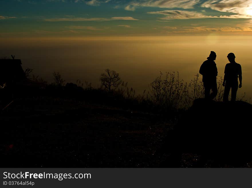 Silhouette of Phu Tab Berk_2