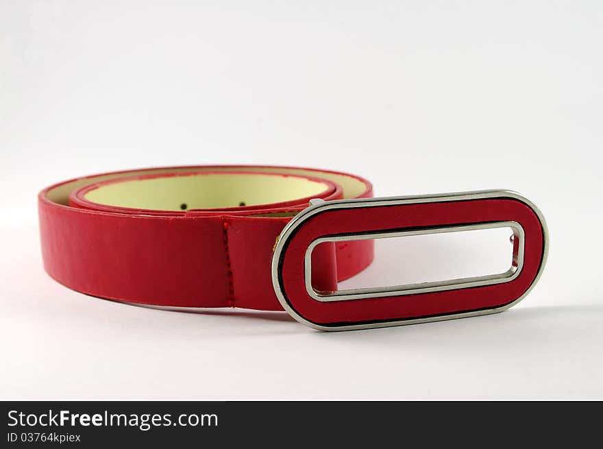 Red female belt