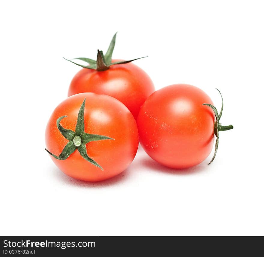 Ripe red cherry tomatoes