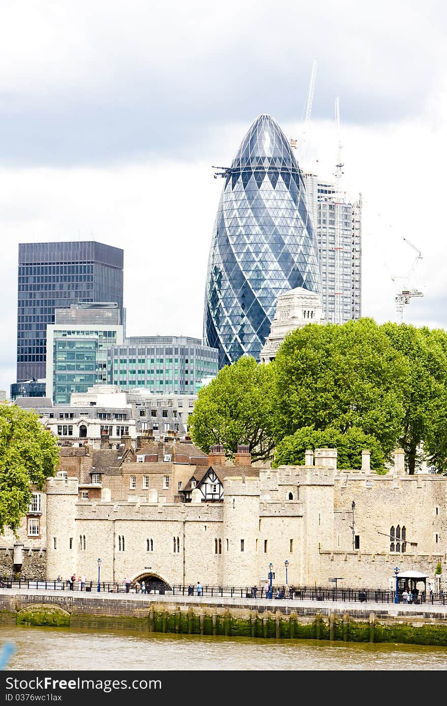 Tower of London in London, Great Britain