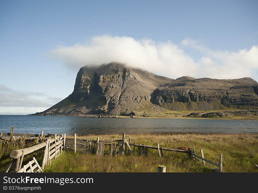 Landscape in North west Iceland