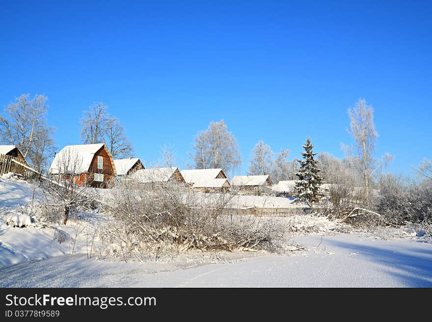 Village is on coast to freeze river