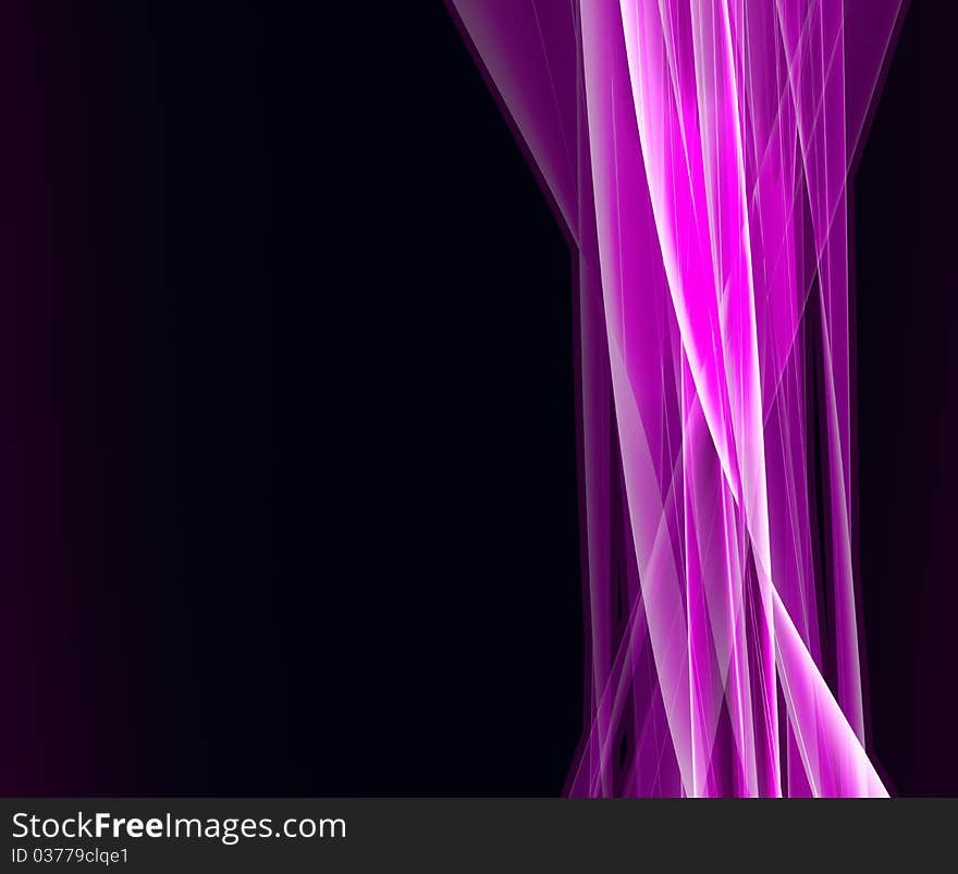 Abstract flowing waves