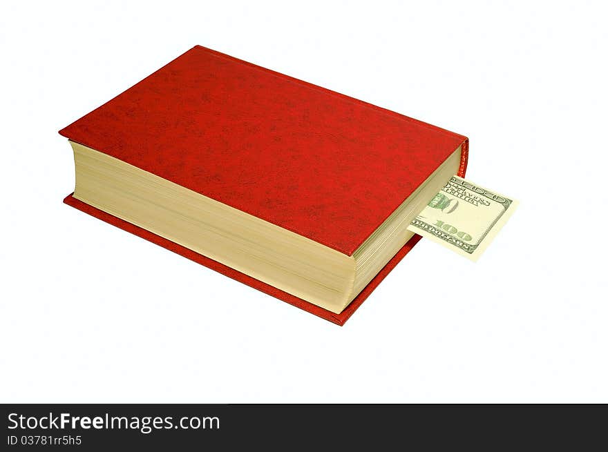 Bank Note In One Hundred Dollars As Bookmark