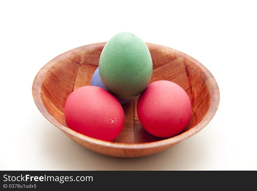 Colored eggs