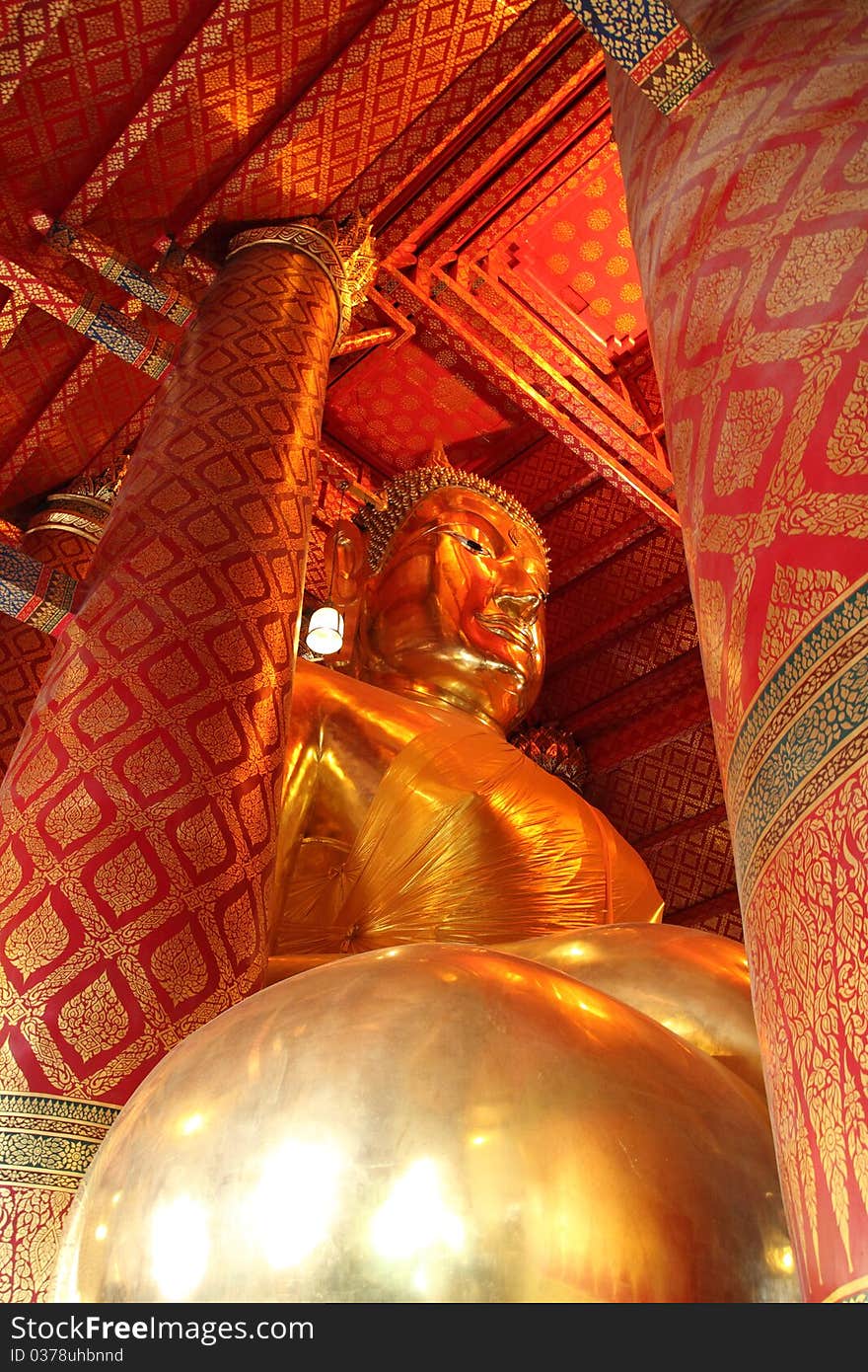 Siding of Buddha statue