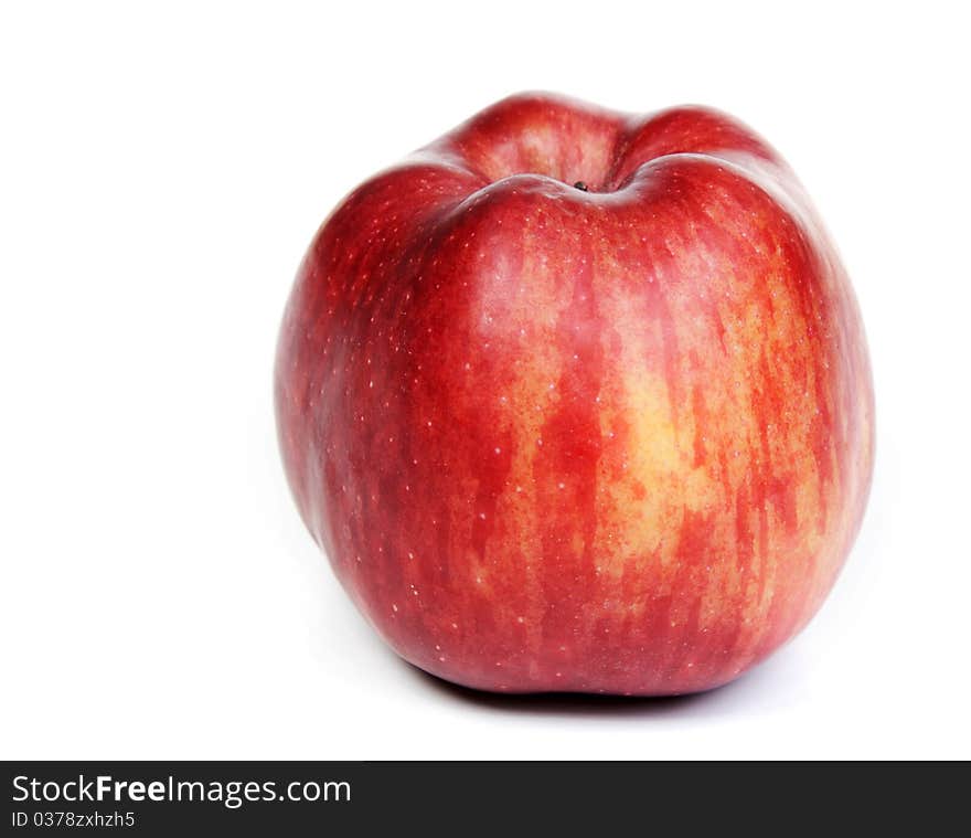 Red ripe apple