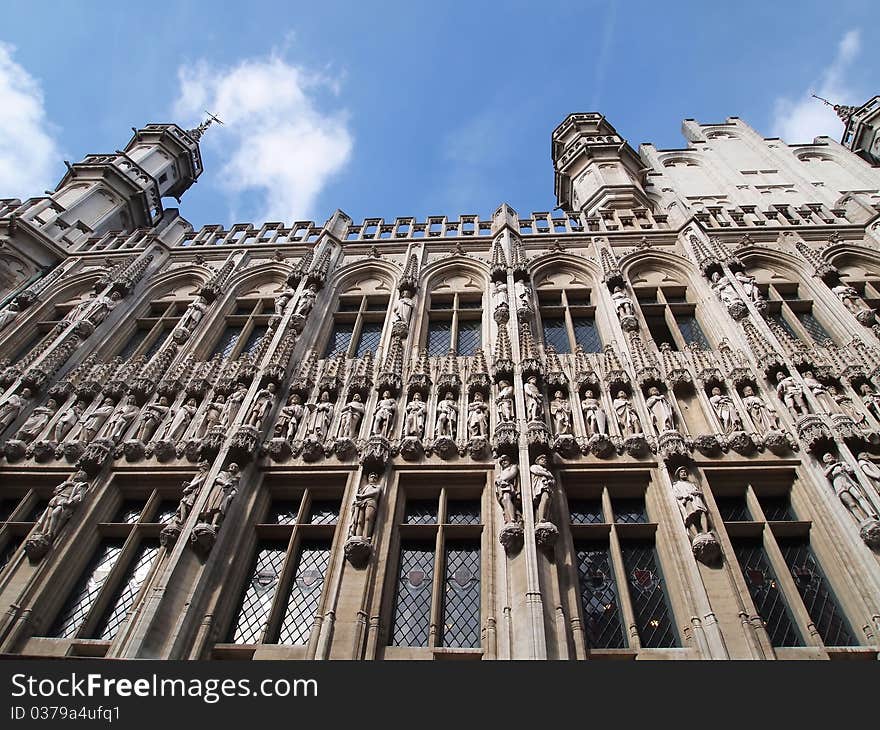 Details of Grand Place at Brussels Belgium