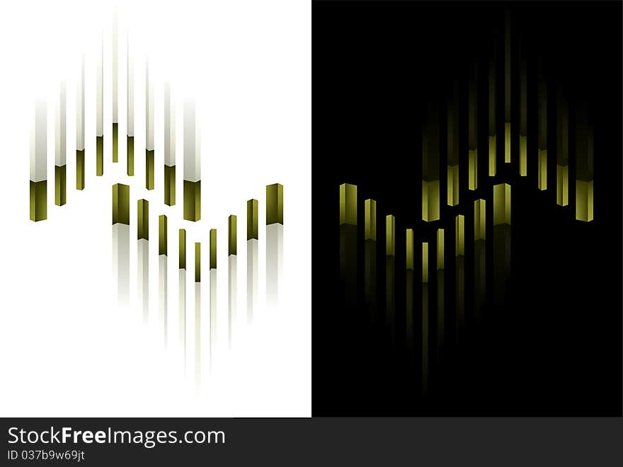 Edge wall abstract shape background. Edge wall abstract shape background