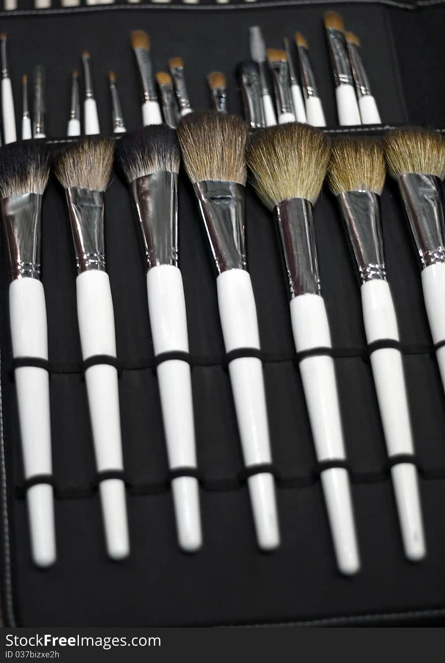 Brushes make-up collection