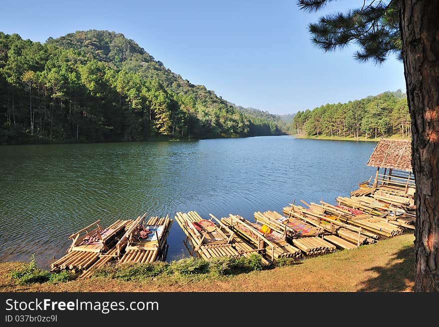 Beautiful lakeside in Northern of Thailand. Beautiful lakeside in Northern of Thailand