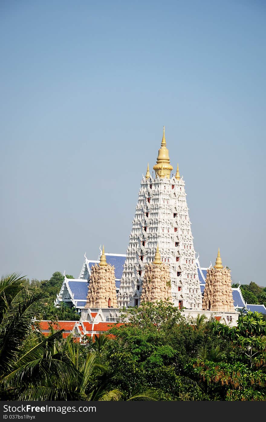 Bodhgaya-style stupa in Thailand