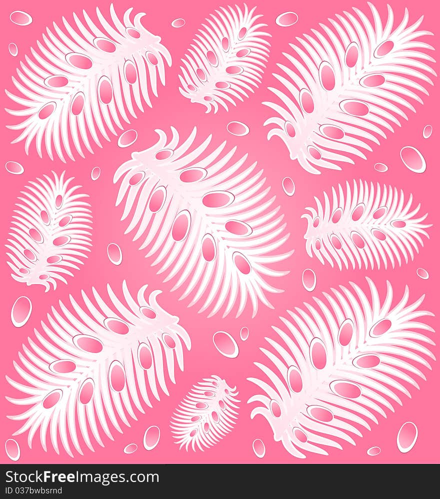 Feather wallpaper background pattern beautiful illustration for a design