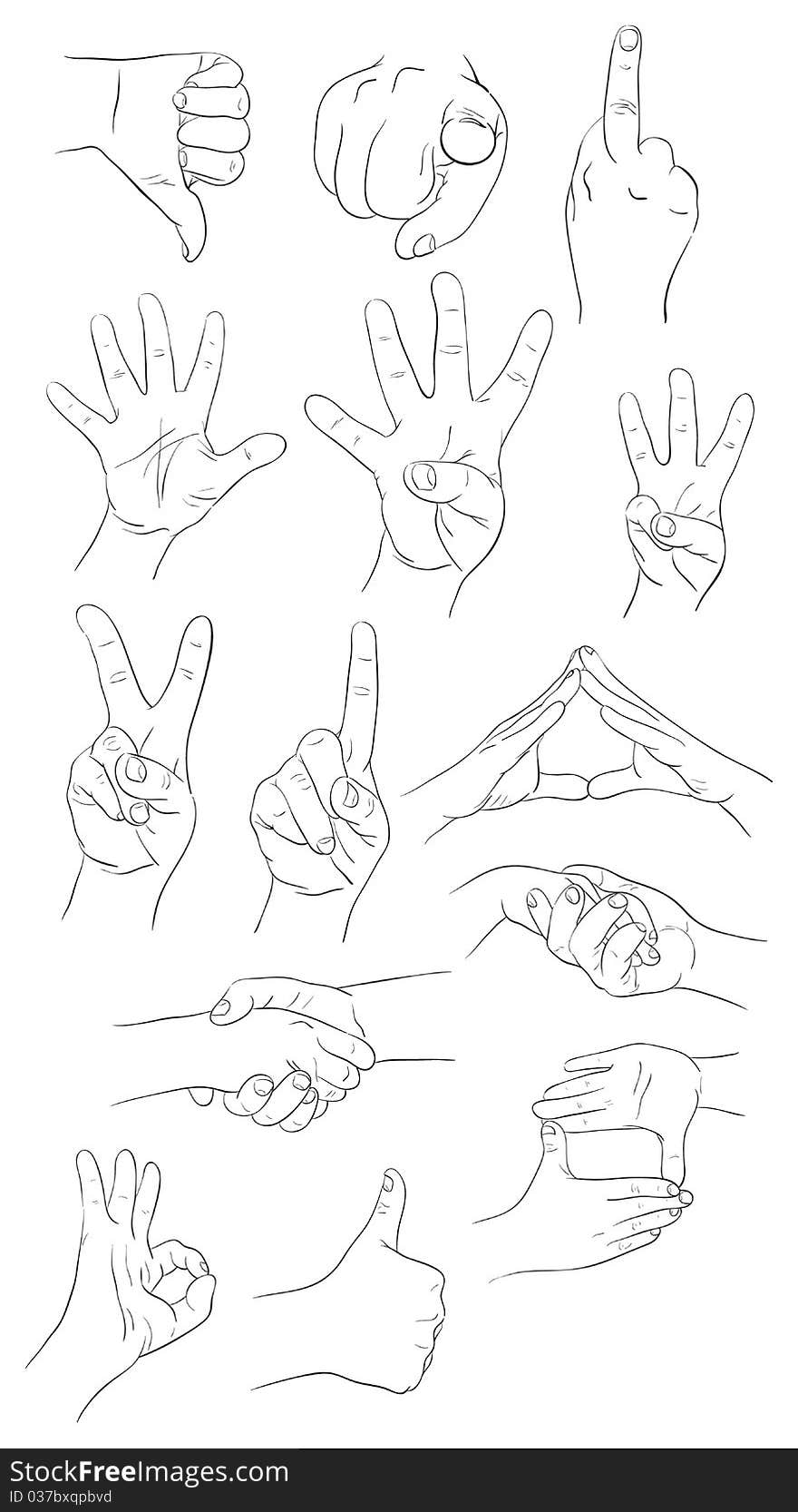 Hand gestures