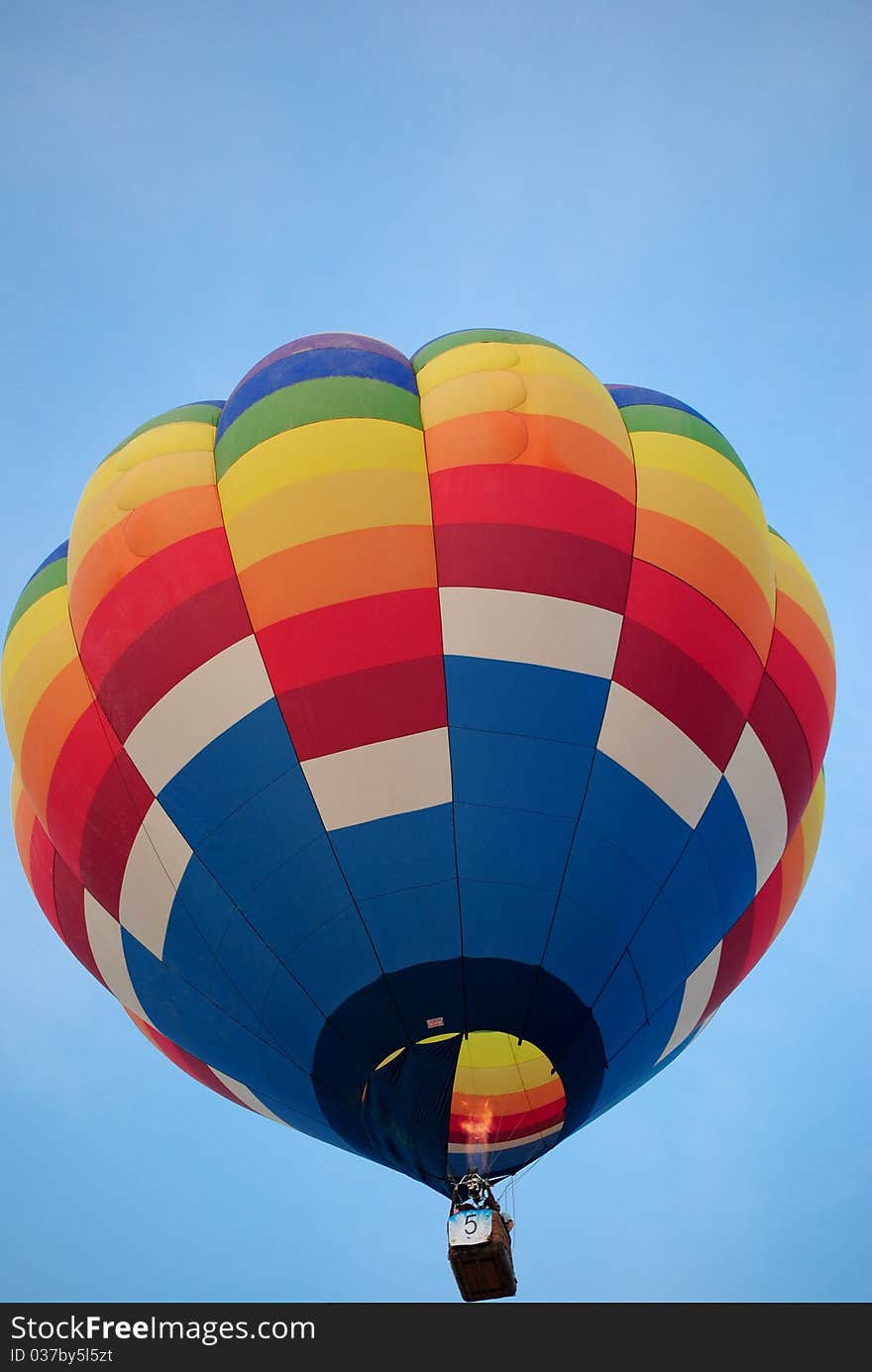 Colorful Hot Air Balloon.