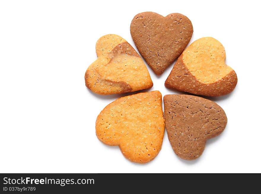 Cookies In Heart Shaped