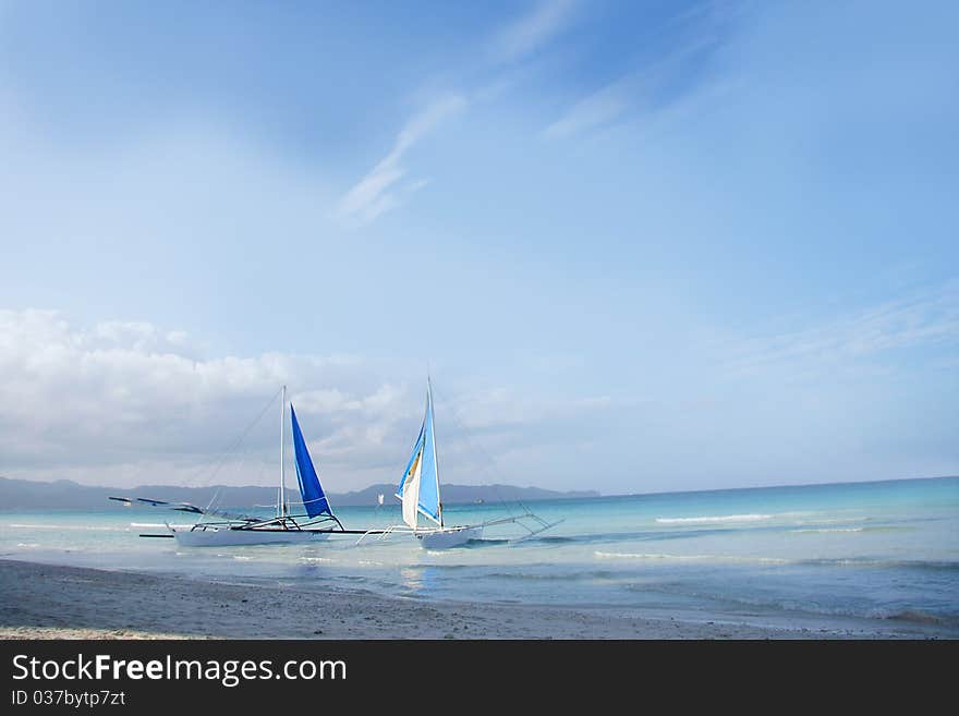 Yachts In The Sea