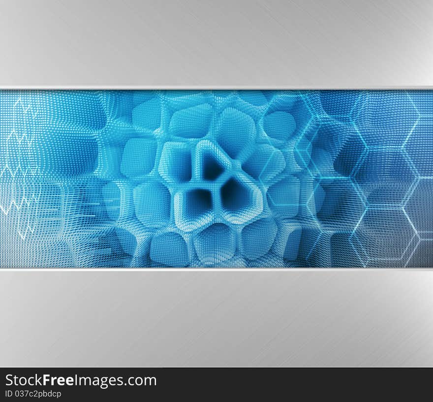 Modern digital blue background concept. Modern digital blue background concept