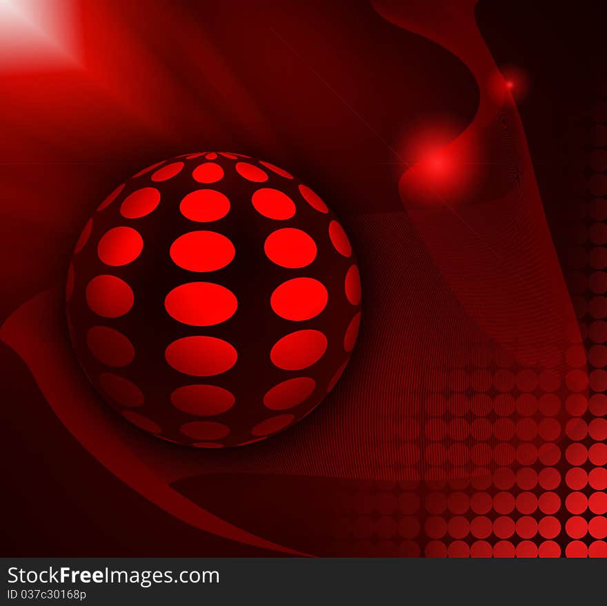 Red Abstract Background