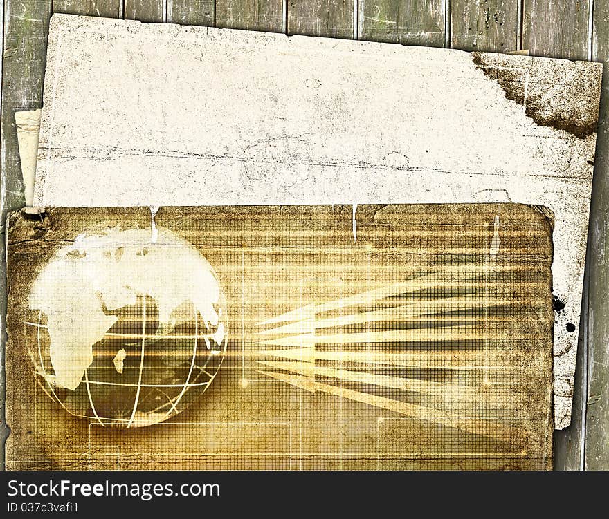 Abstract grunge background - retro style. Abstract grunge background - retro style