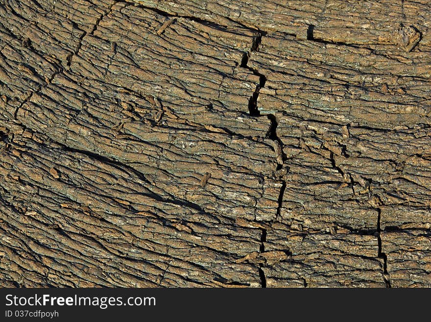 Stones of volcanic flow give a beautiful natural structure