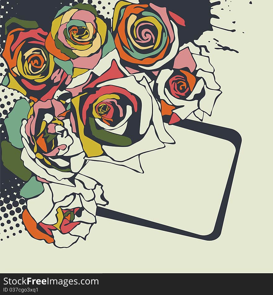 Floral  Postcard