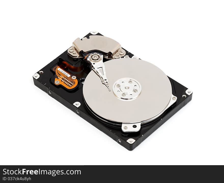 Opened computer harddisk