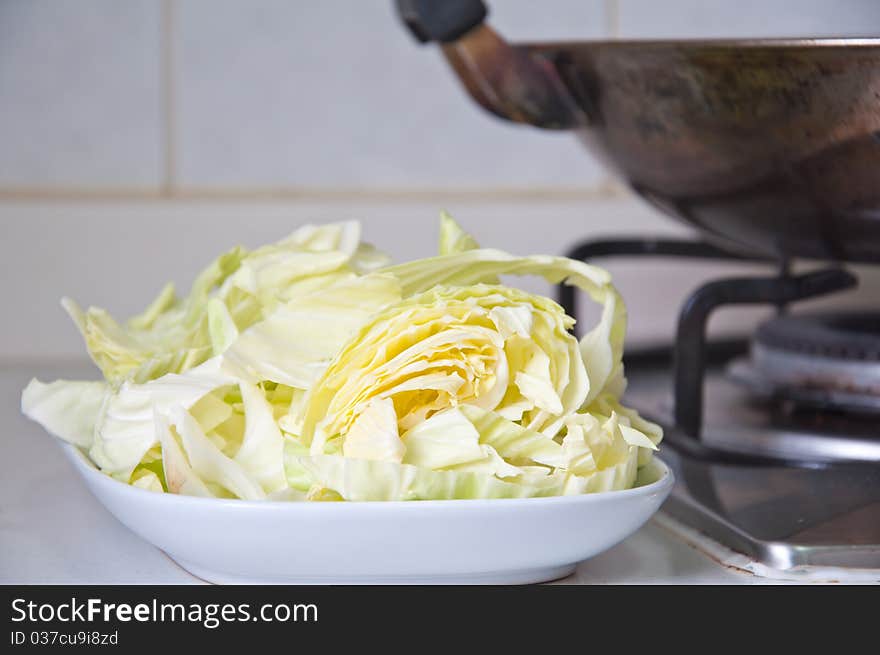 Cooking cabbage