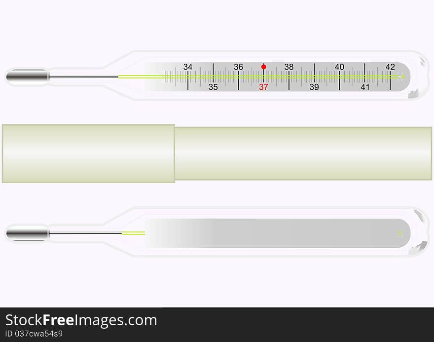 Medical device for measuring body temperature. Medical device for measuring body temperature.