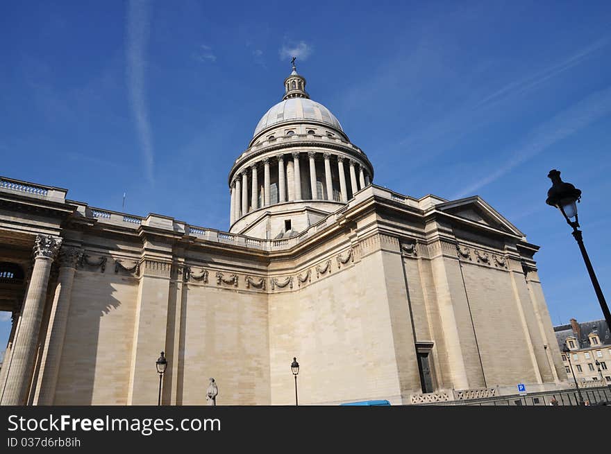 Paris's Pantheon - historical building in France