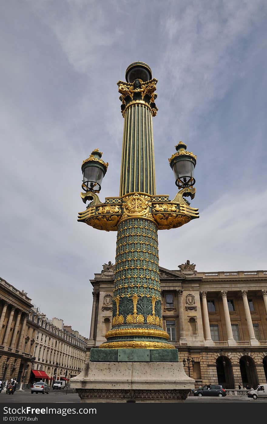 Lantern in the Place de la Concorde