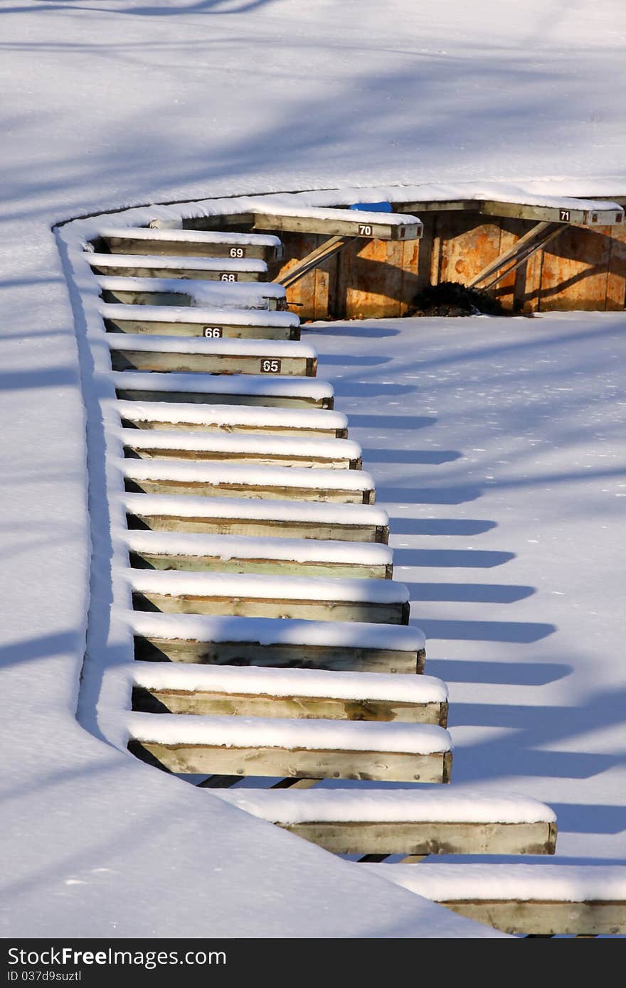 Empty boat dock