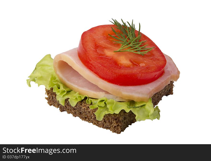 Danish open sandwich