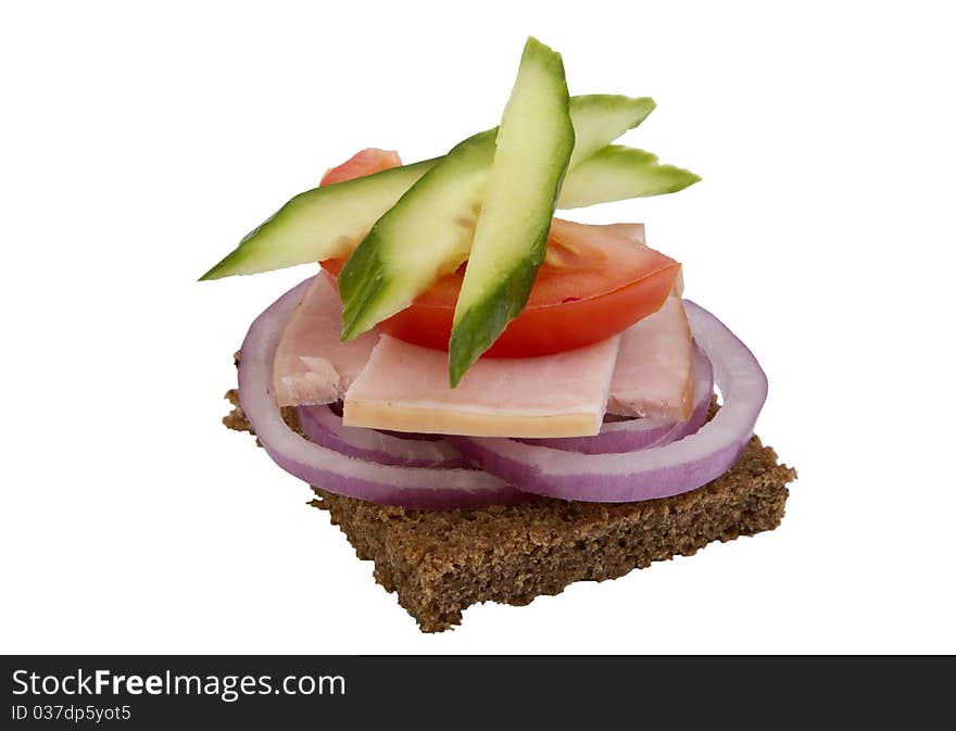 Danish open sandwich