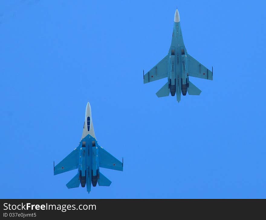 These combat jets were flying over Moscow during Vicotry Day's parade in 2010.