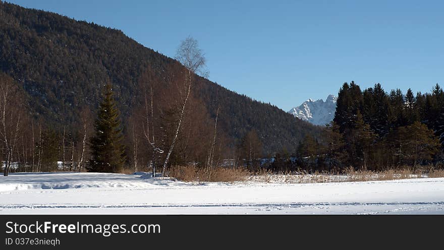 Brilliant winter weahter in the Tyrolien alps