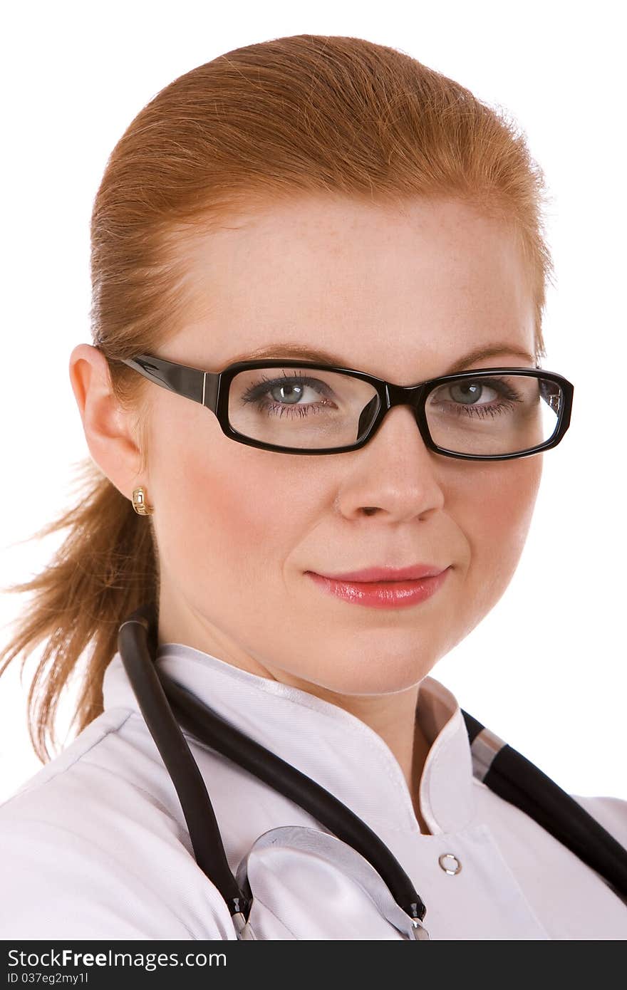 Portrait of a beautiful successful female doctor