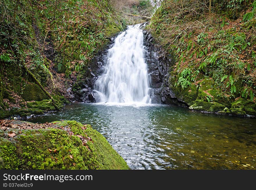 Glenoe Waterfall, Antrim, Ireland. Part of the world reknown Glens Of Antrim