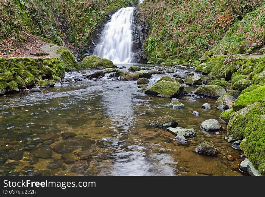 Glenoe Waterfall, Antrim, Ireland. Part of the world reknown Glens Of Antrim