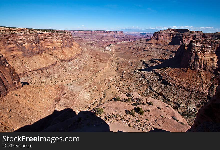 Shafer Canyon Overlook in Canyonlands, UT