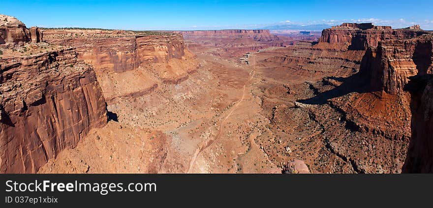 Shafer Canyon Overlook In Canyonlands, UT