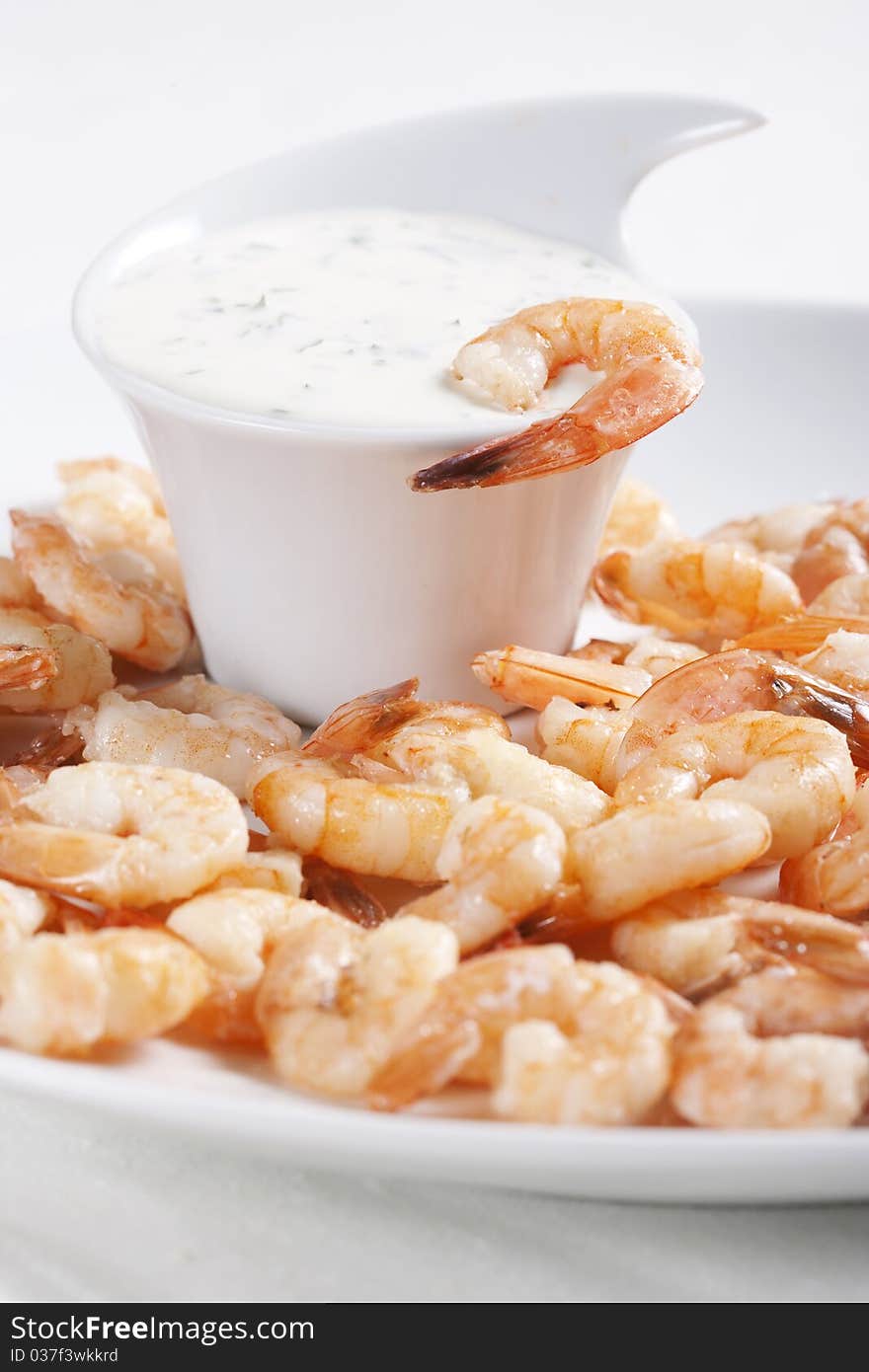 Fried shrimps