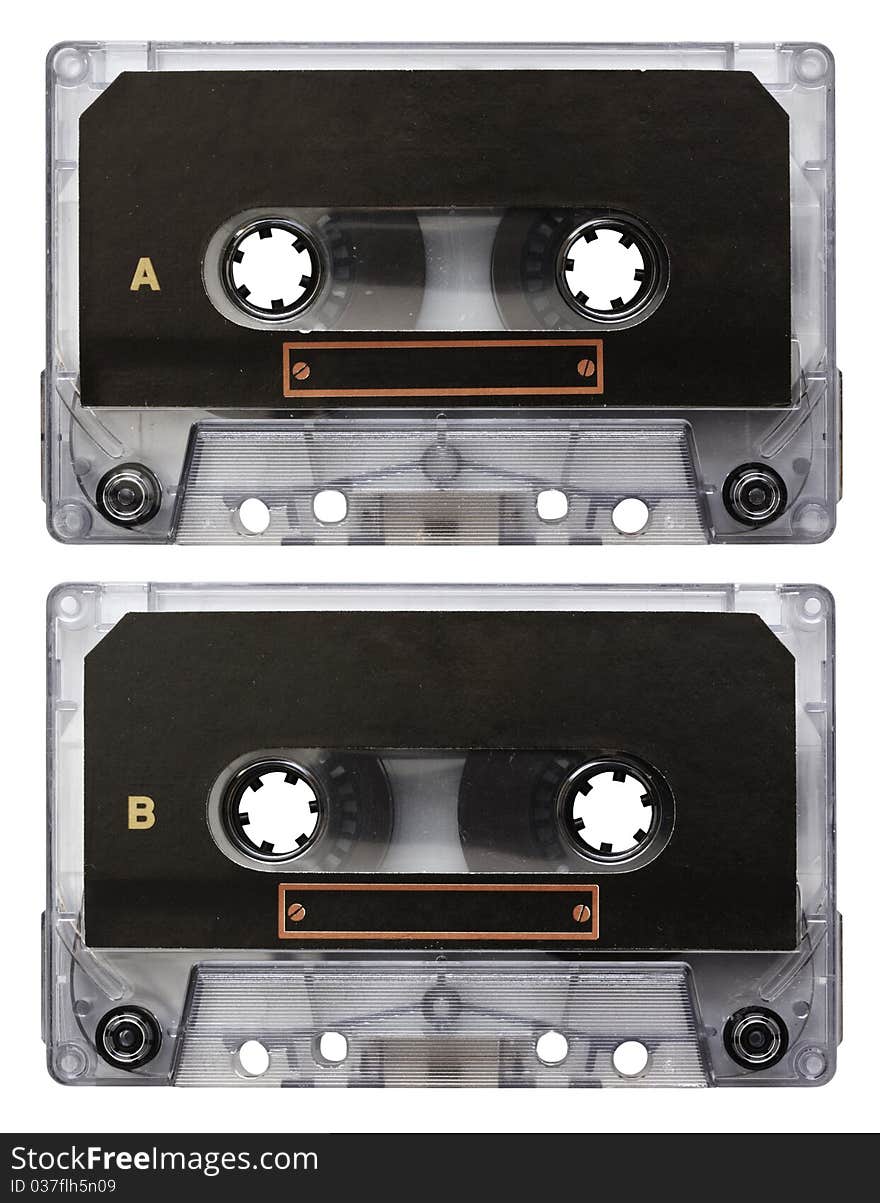 Audio Cassette Isolated