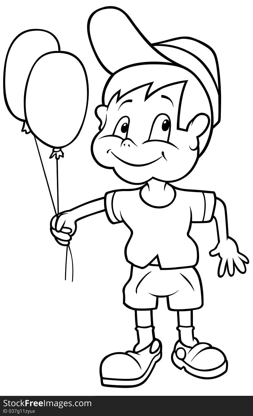 Boy with Balloons